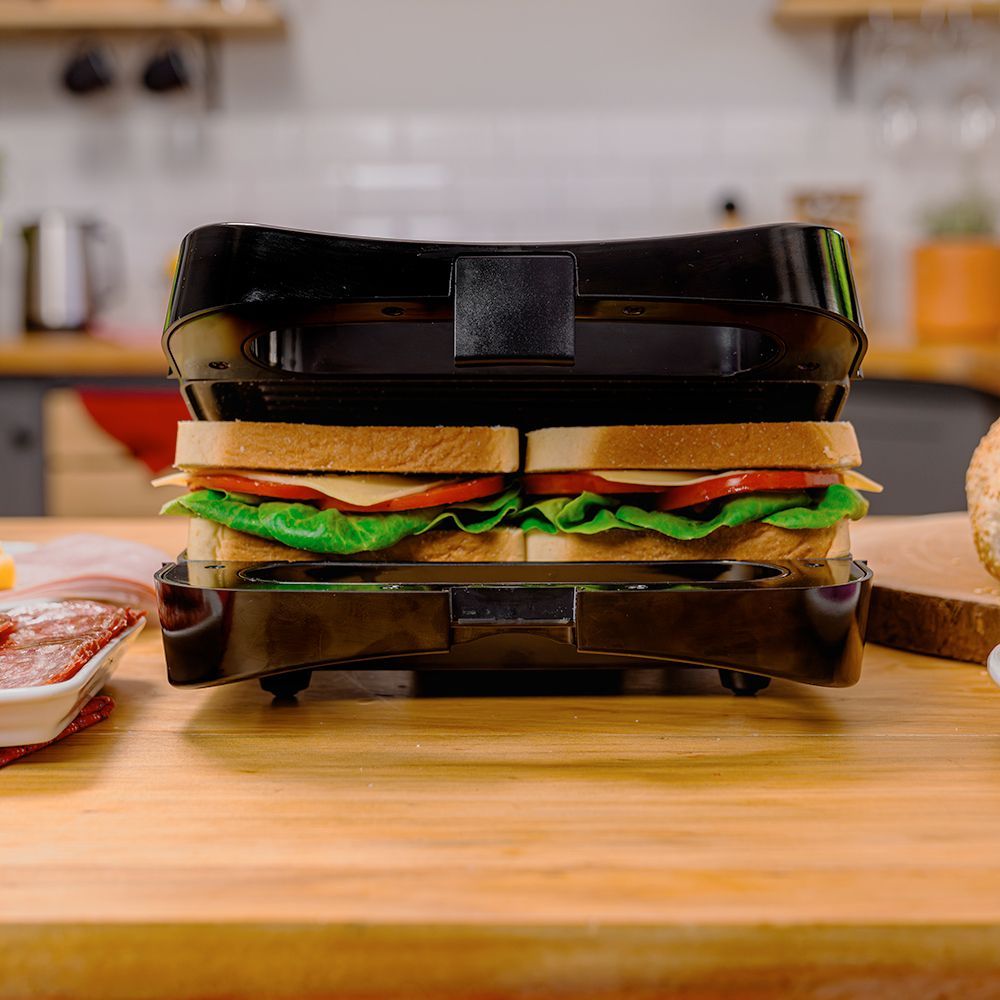 Sanduicheira Grill em Inox WAP WS750 com Aquecimento Rápido Speed Heat