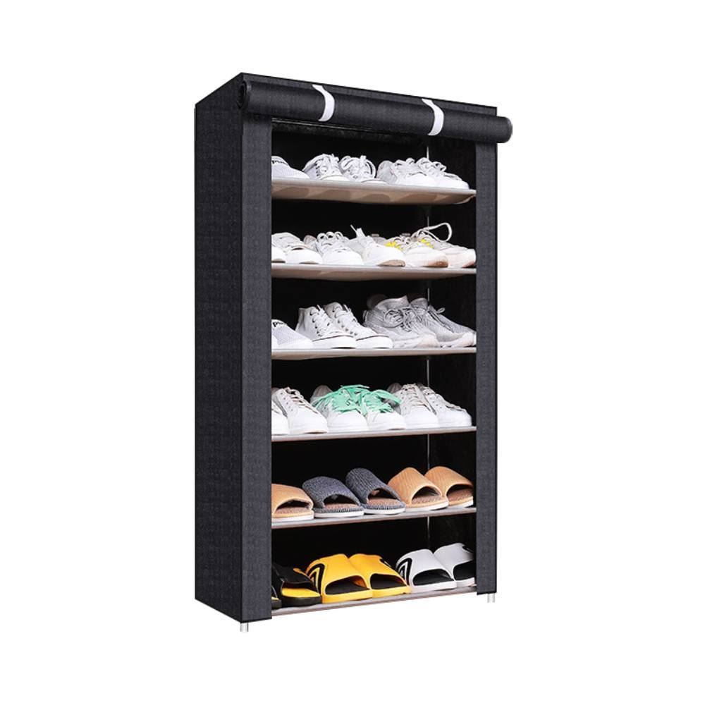 Sapateira 6 Andares 106Cm Clink - Preto 