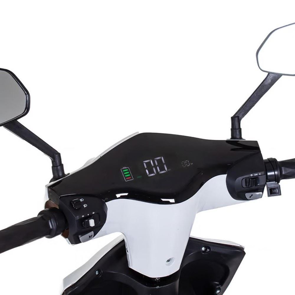 Scooter Elétrica Wehawk Wx-02 1000W 60V 20Ah - Branco