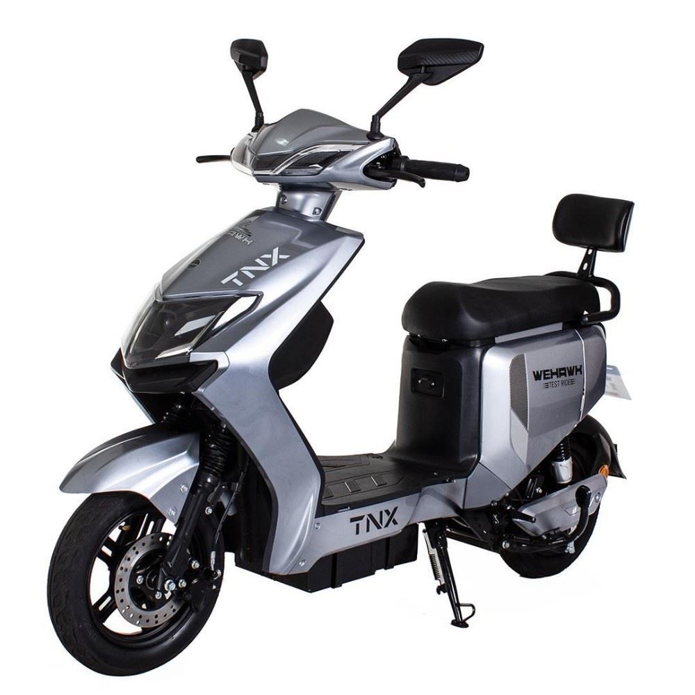 Scooter Elétrica Wehawk Wx-02 1000W 60V 20Ah - Prata