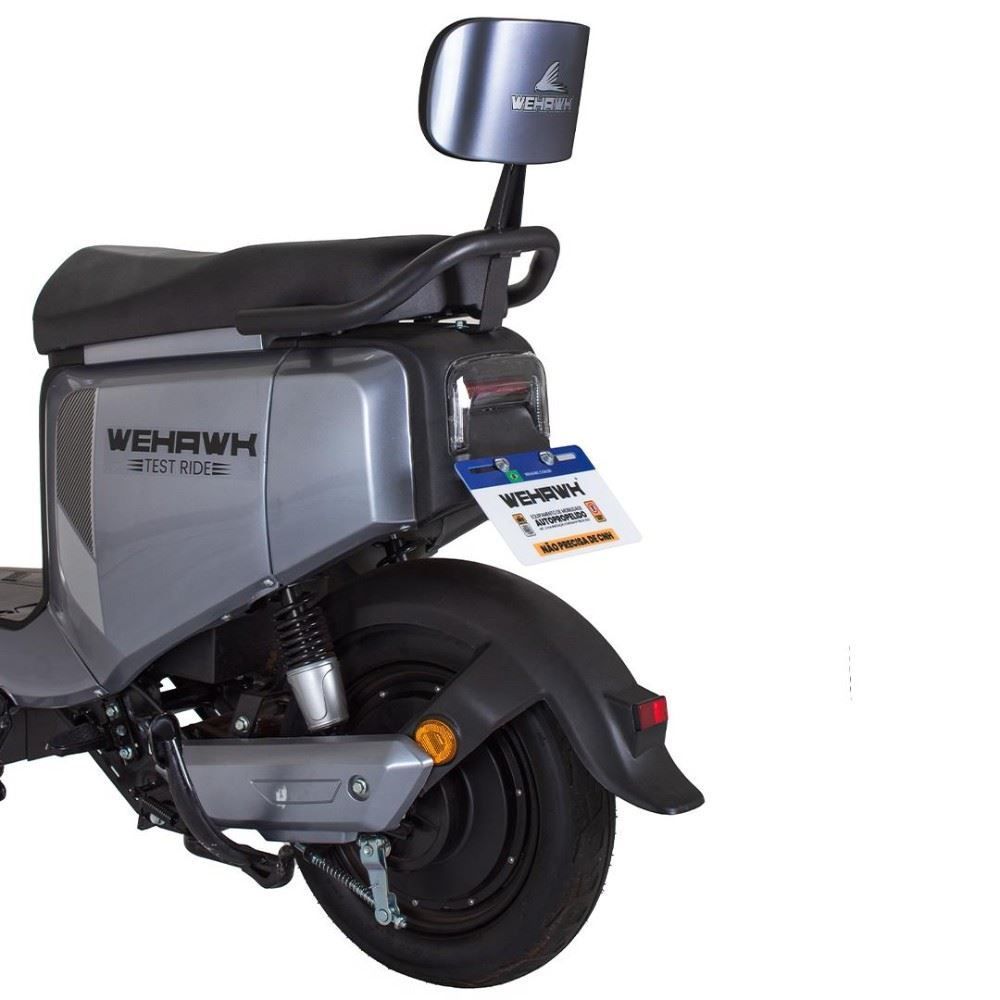 Scooter Elétrica Wehawk Wx-02 1000W 60V 20Ah - Prata