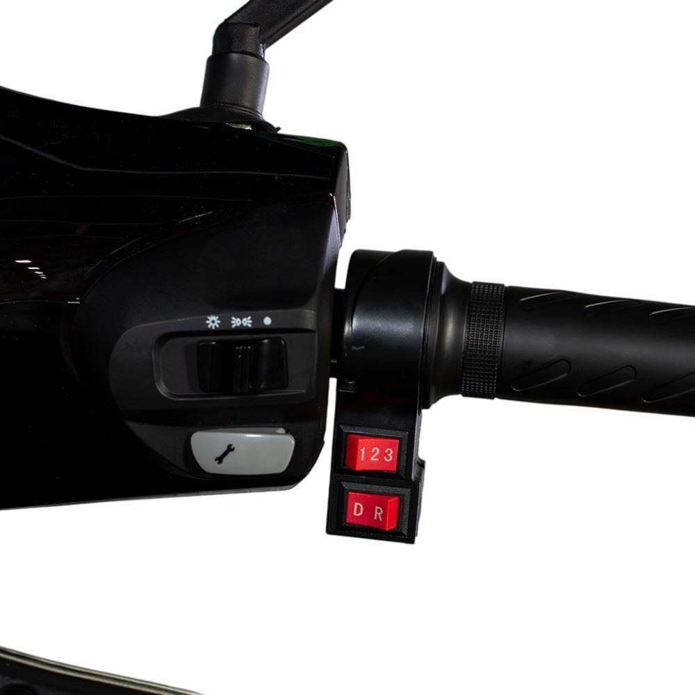 Scooter Elétrica Wehawk Wx-02 1000W 60V 20Ah - Preto Glossy