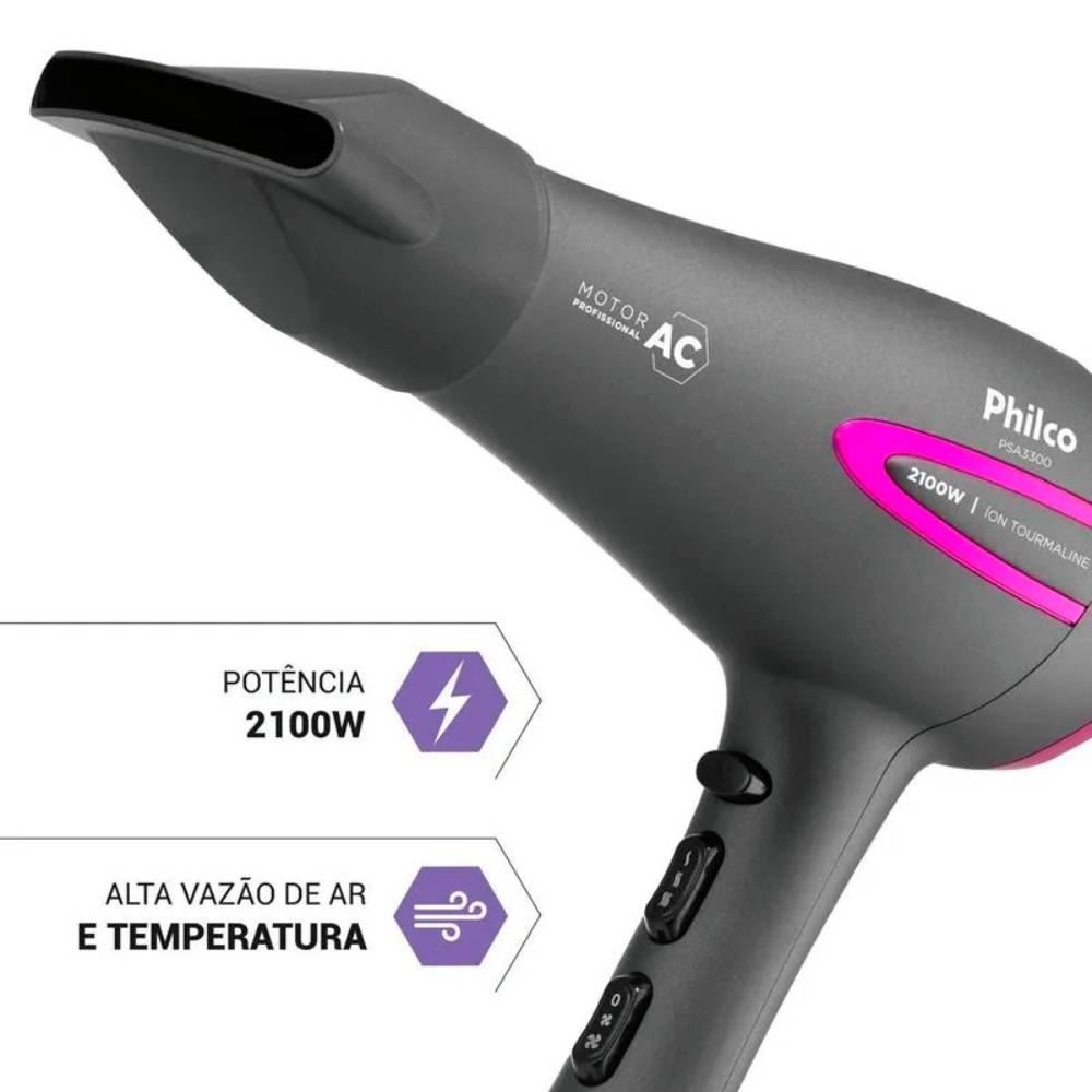 Secador de Cabelos Philco 2100W PSA3300