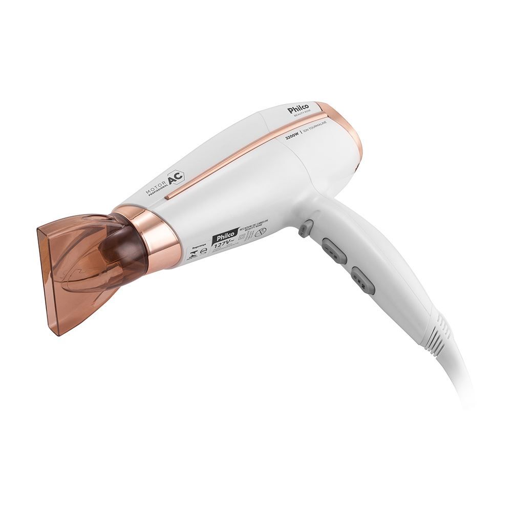 Secador de Cabelos Philco 2200W Beauty Rose