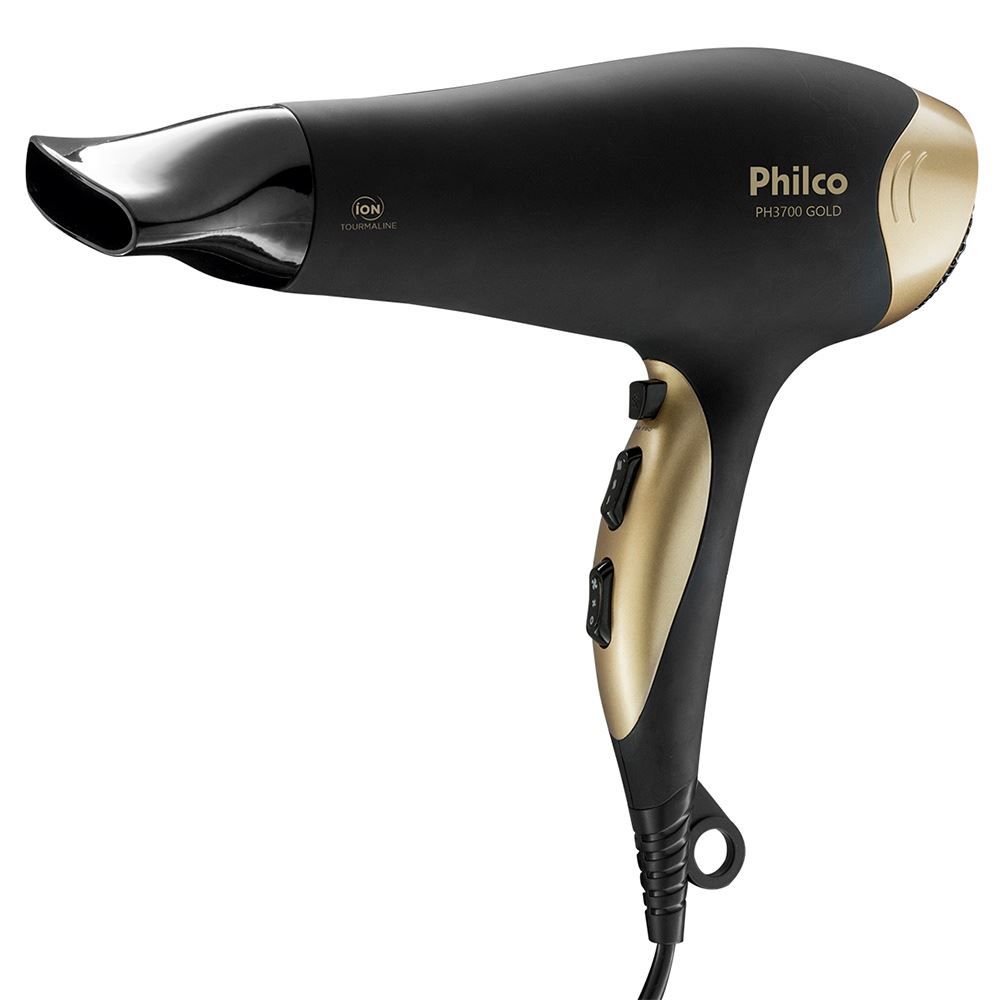 Secador de Cabelos Philco Gold 2200W 3 Temperaturas PH3700