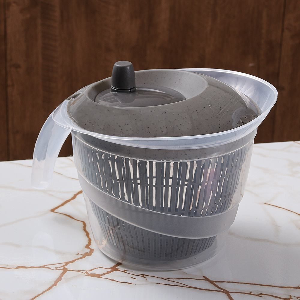 Secador De Saladas Plasútil 2,8 Litros - Cinza Marmorizado