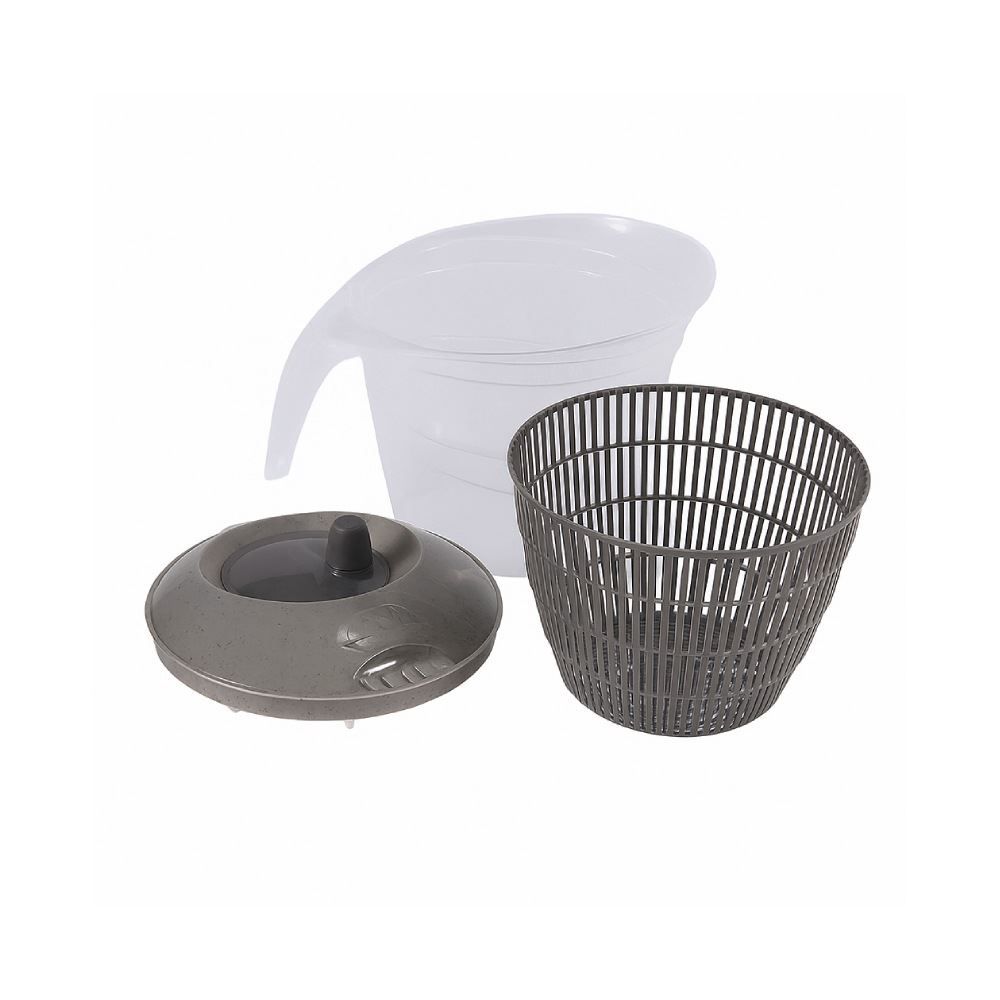 Secador De Saladas Plasútil 4 Litros - Cinza Marmorizado