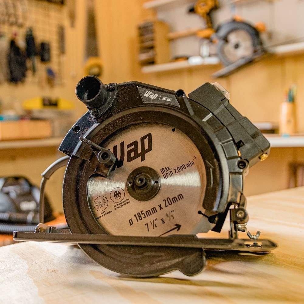 Serra Circular WAP ESC 1500 Guia Laser