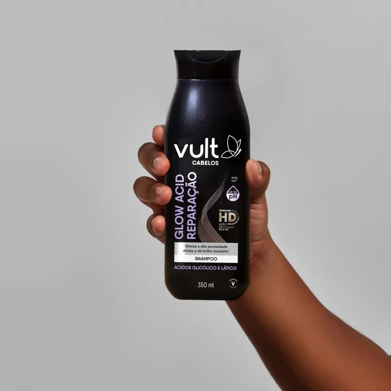 Shampoo Glow Acidificante Vult Cabelos 350Ml