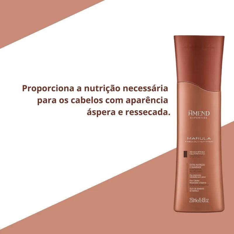Shampoo Nutritivo Expertise Marula Fabulous Nutrition 250Ml Amend 