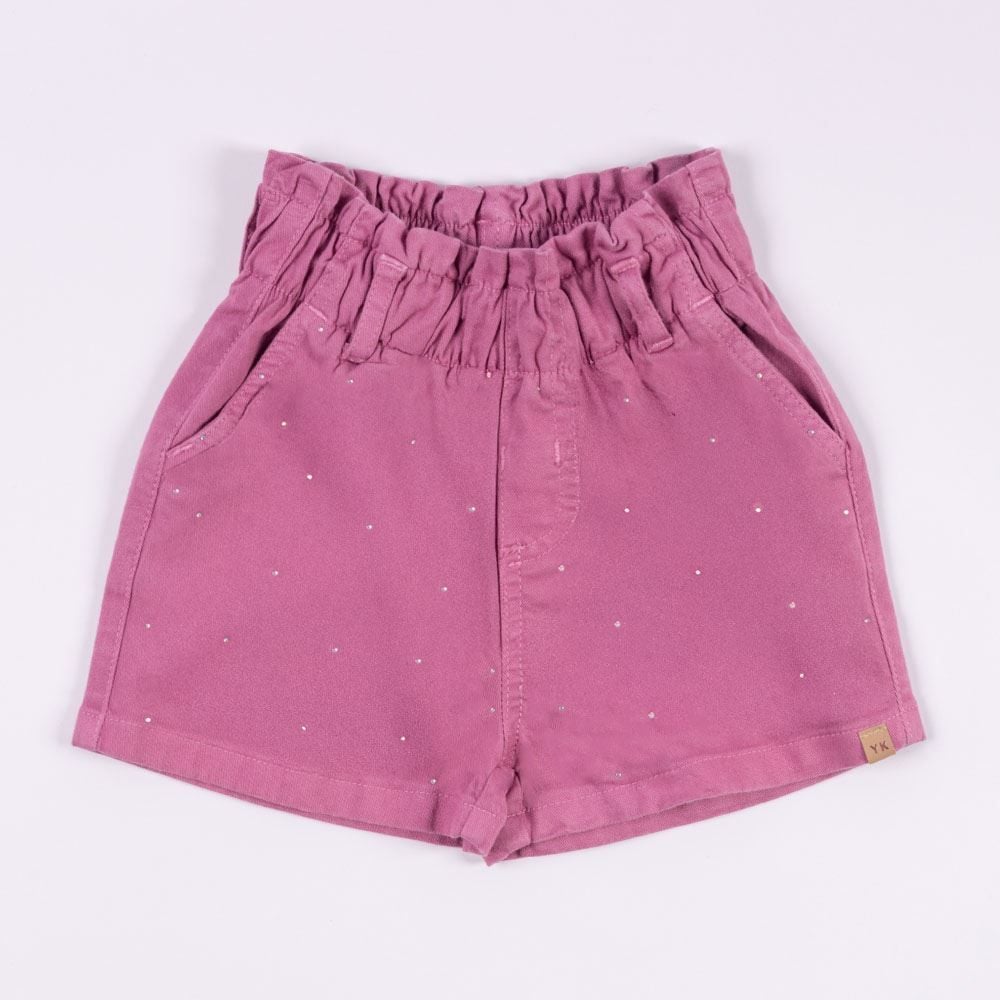 Short Clochard Sarja Infantil Menina 1 a 3 Anos Yoyo Kids