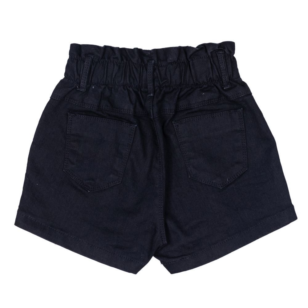 Short de 4 a 10 Anos Jeans Black Papperbag Marmelada