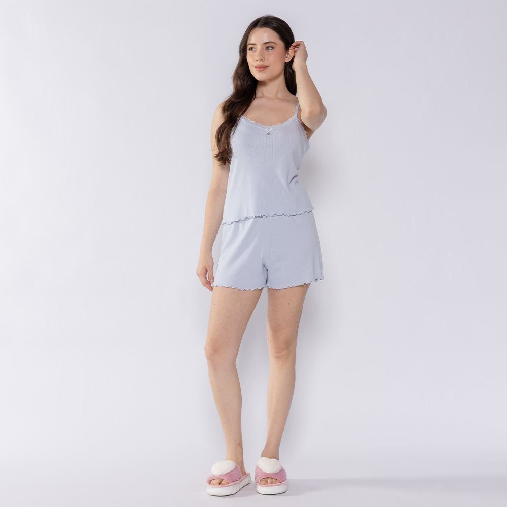 Short Doll Feminino De Algodão Camila Moretti