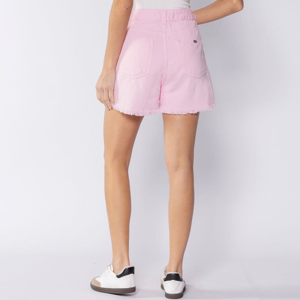 Short Feminino De Sarja Mom Boby Blues