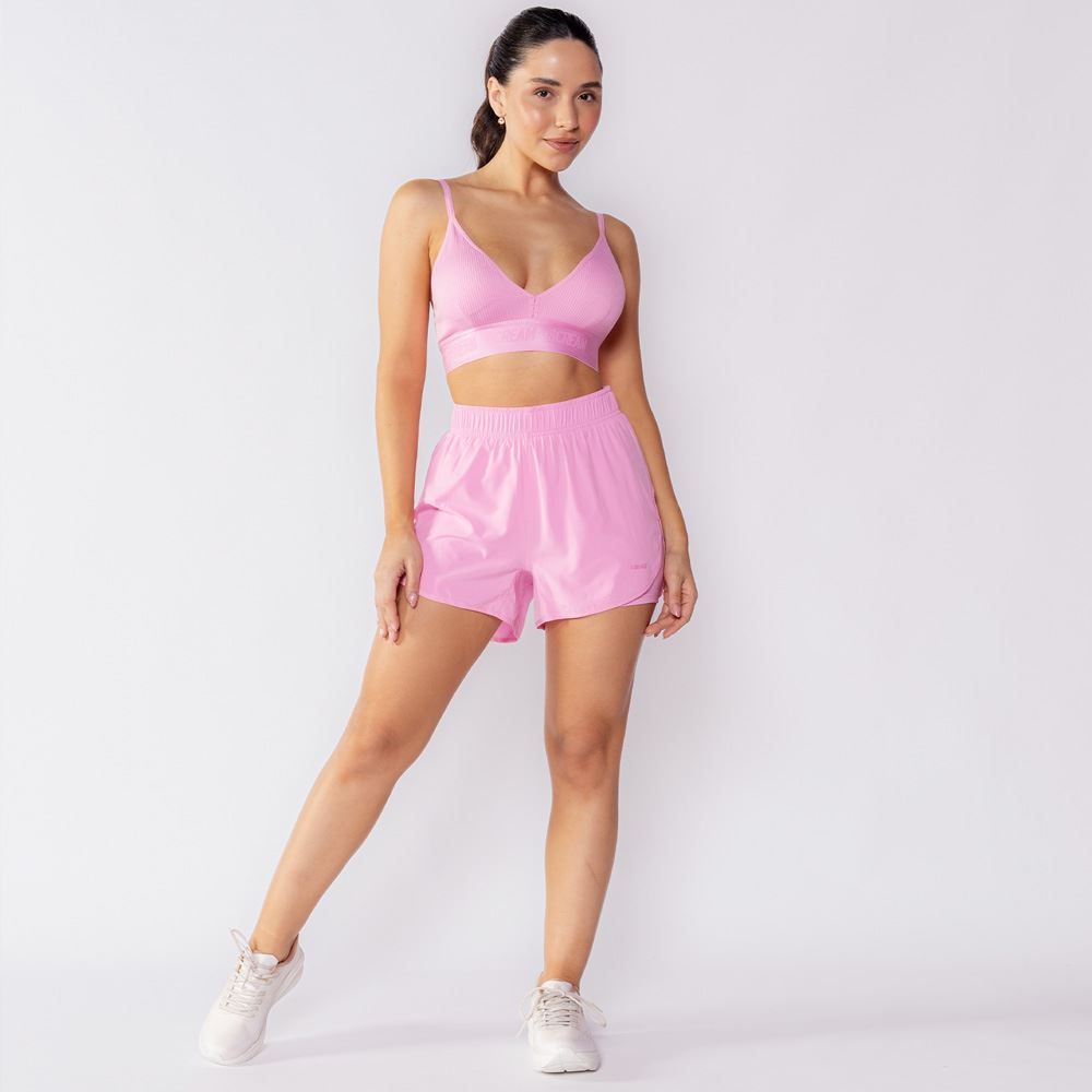Short Fitness Feminino De Tactel Scream