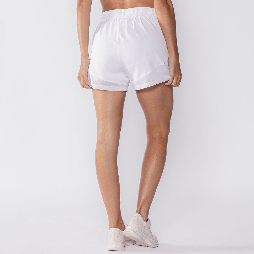 Short Fitness Feminino Duplo Com Bolso Scream