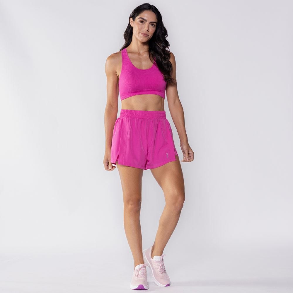 Short Fitness Feminino Duplo Tactel Scream