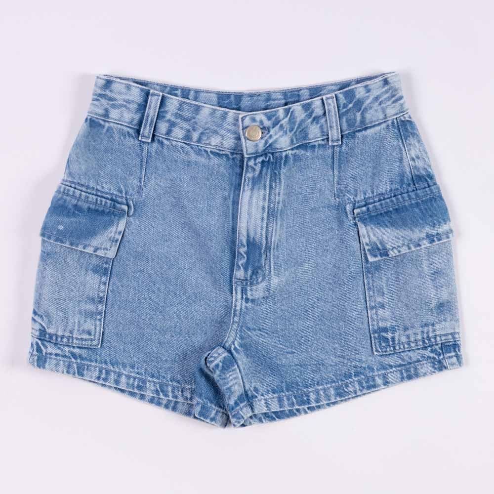 Short Cargo Juvenil Menina 12 a 16 Anos Marmelada