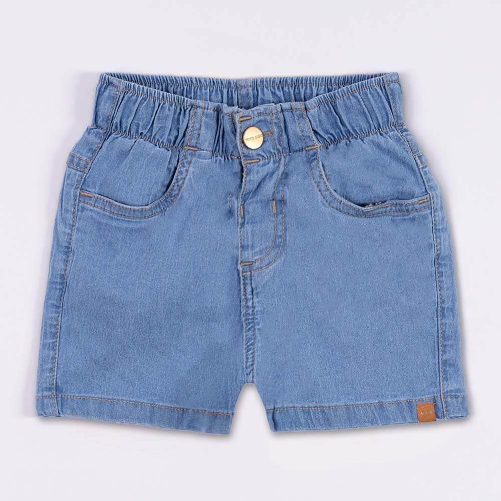 Short Jeans Infantil Menina 1 a 3 Anos Yoyo Kids