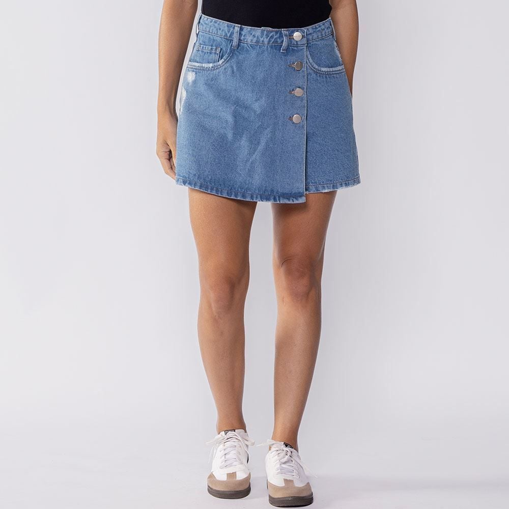 Short Saia Jeans Boby Blues