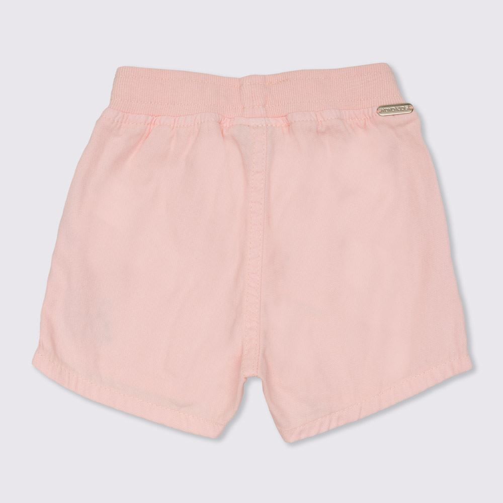 Shorts 1 a 3 anos de Sarja Cat Bordado Yoyo Kids