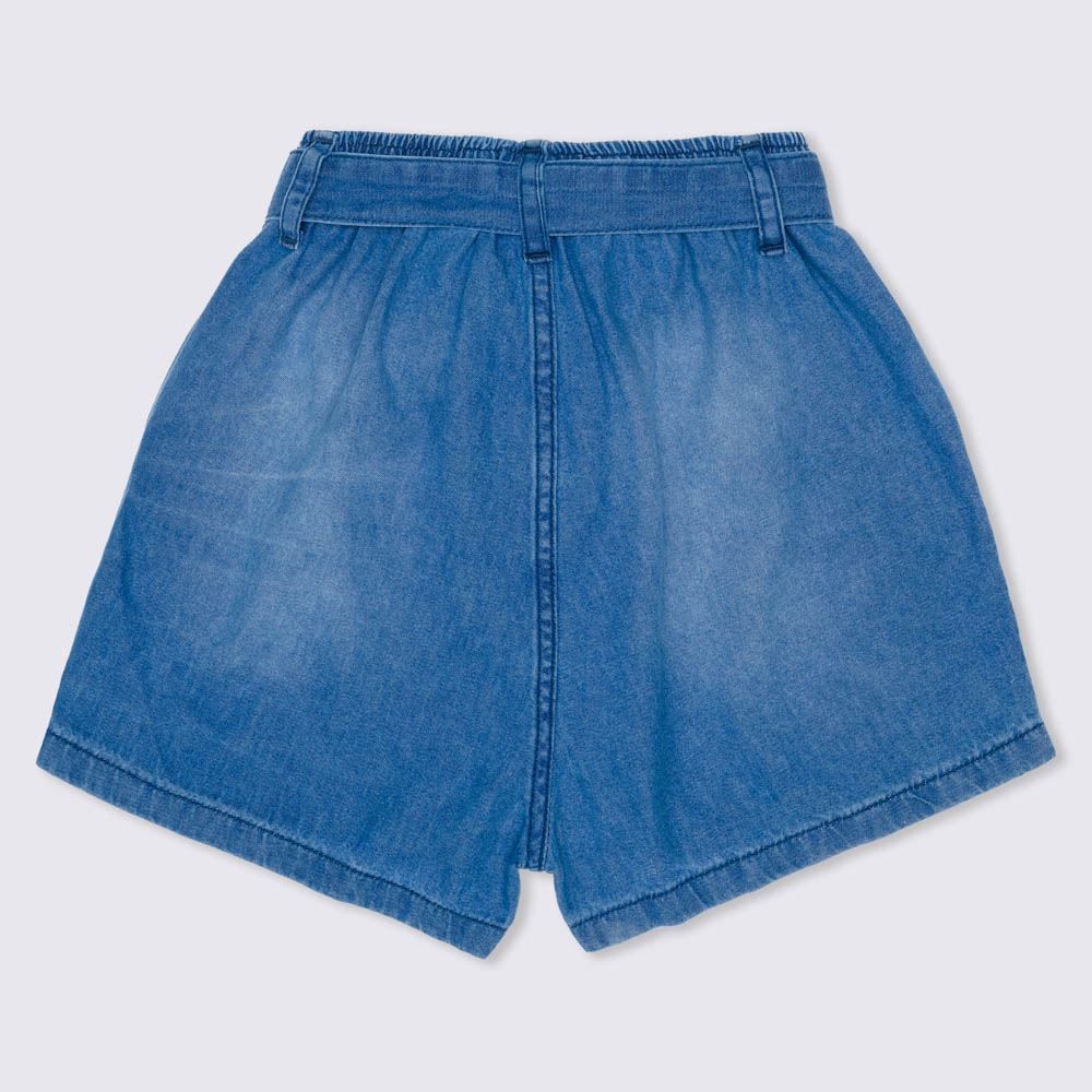Shorts 1 a 3 anos Jeans Jogger com Cinto Yoyo Kids