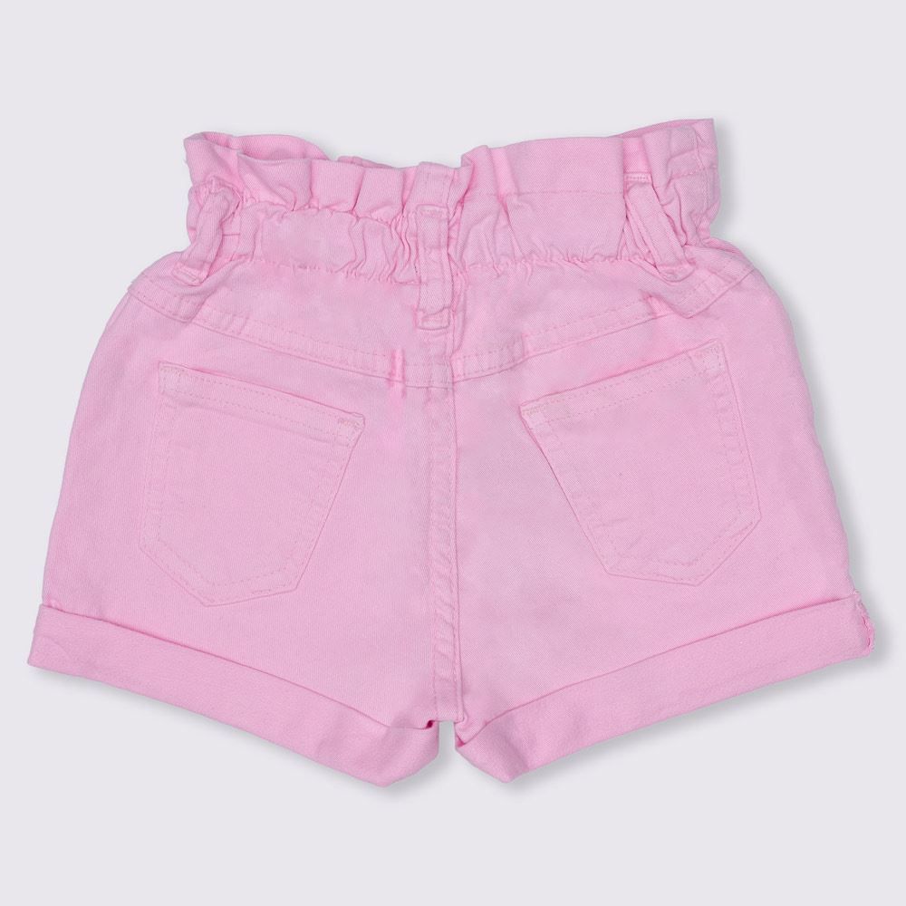 Shorts 1 a 3 anos Menina Sarja Paperbag Yoyo Kids