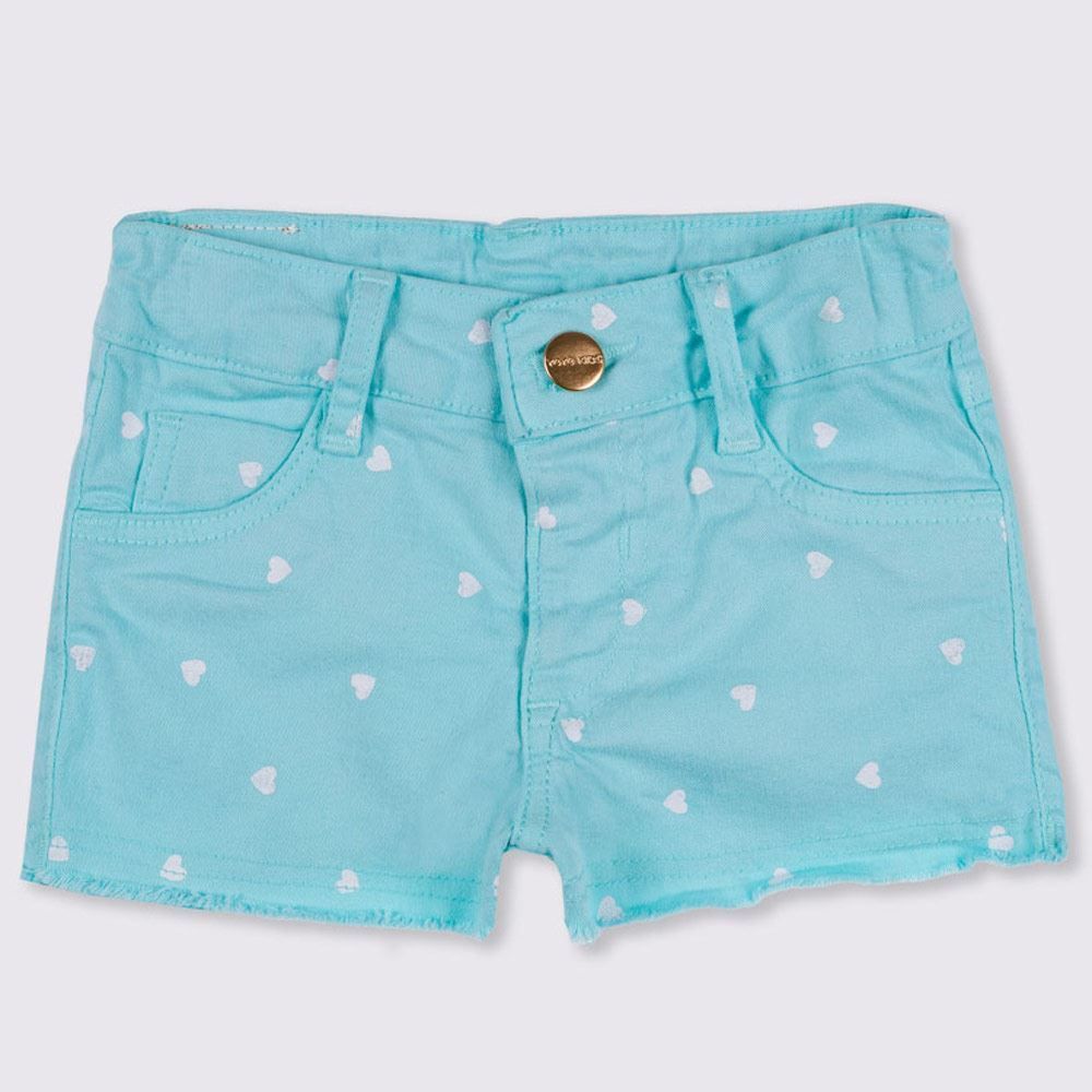 Shorts 1 a 3 anos Sarja Corações Yoyo Kids