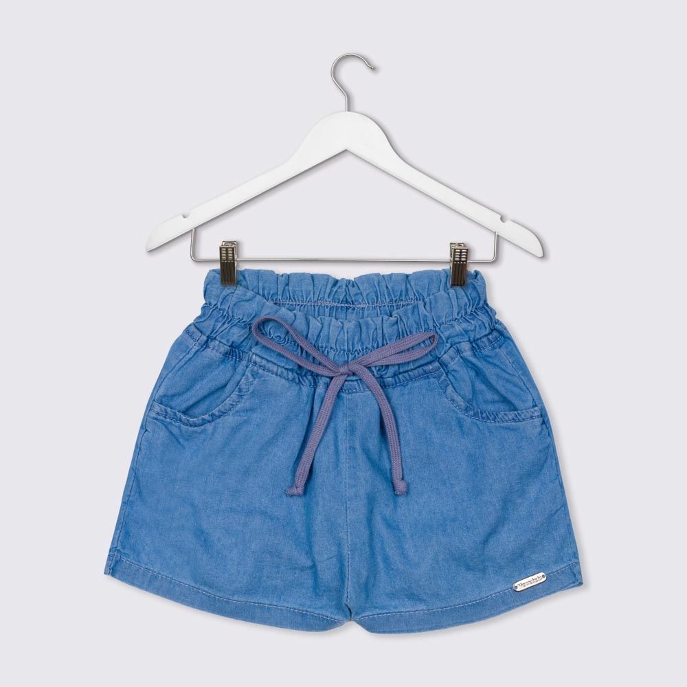 Shorts 4 a 10 anos Jeans Clochard + Bolsos Marmelada