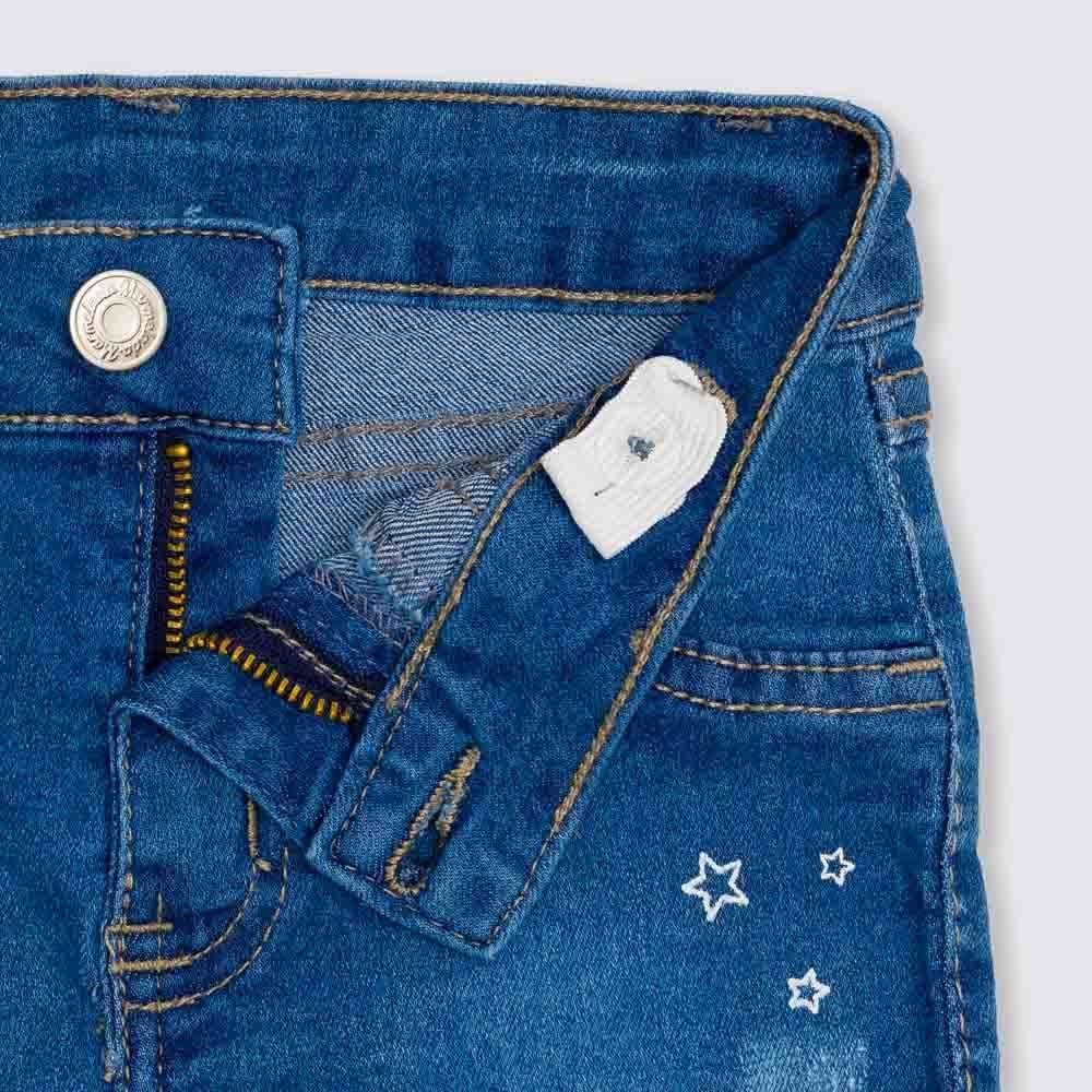 Shorts 4 a 10 anos Jeans Never Grow Up Marmelada