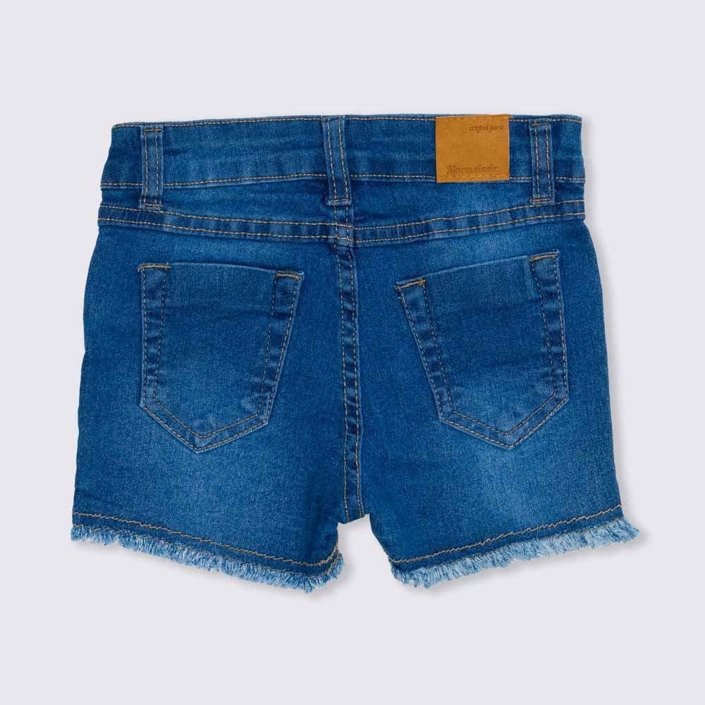 Shorts 4 a 10 anos Jeans Never Grow Up Marmelada