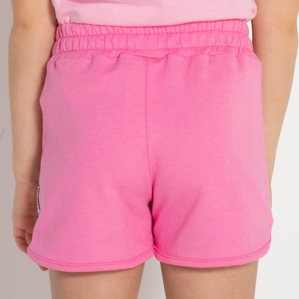 Shorts 4 a 10 anos Moletinho Love Summer Marmelada