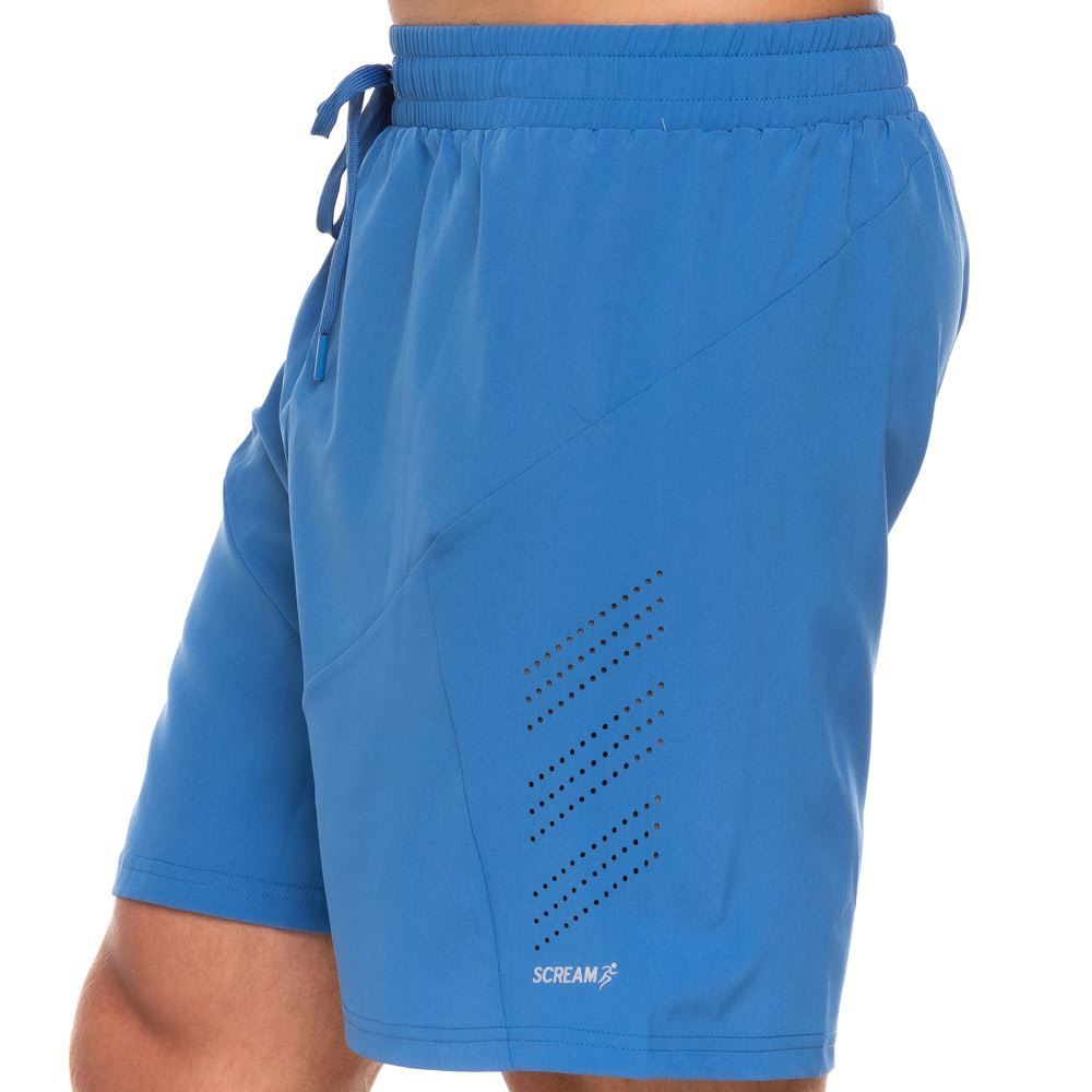 Shorts com Bolso Zíper Lateral Scream