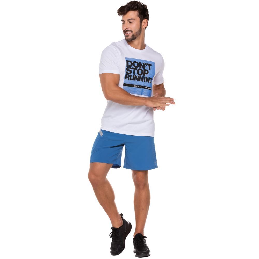 Shorts com Bolso Zíper Lateral Scream