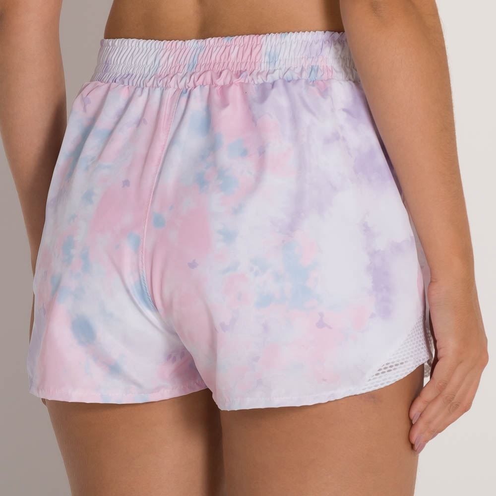 Shorts de Tactel Tye Dye Scream