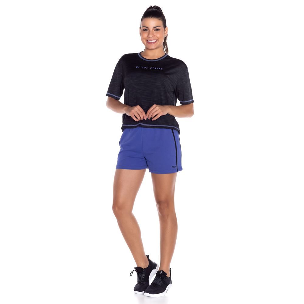 Shorts em Moletinho Scream