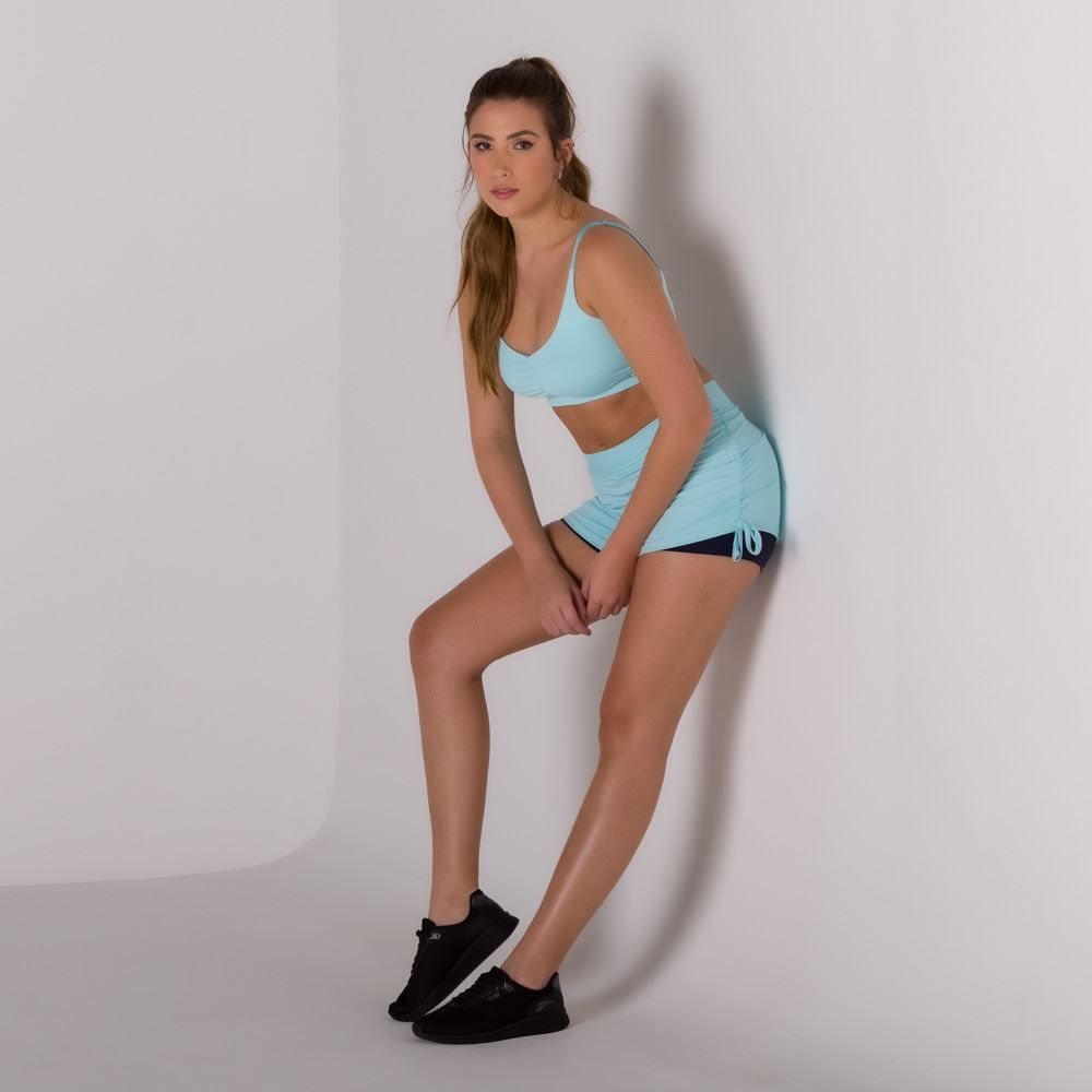 Shorts Franzido na Lateral Scream