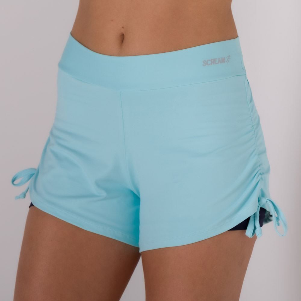 Shorts Franzido na Lateral Scream