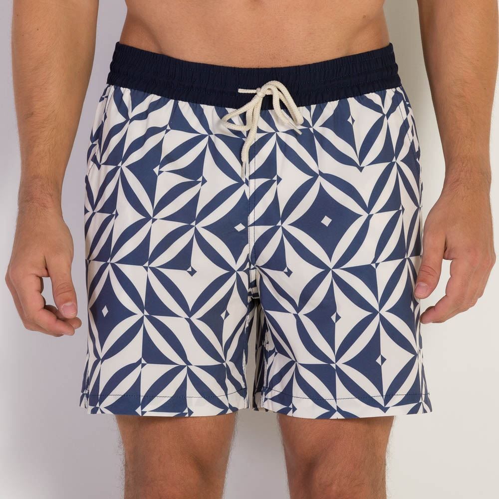 Shorts Masculino Nylon Estampado Marc Alain