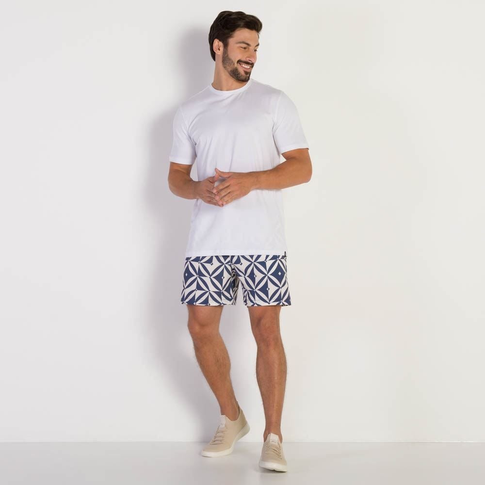 Shorts Masculino Nylon Estampado Marc Alain