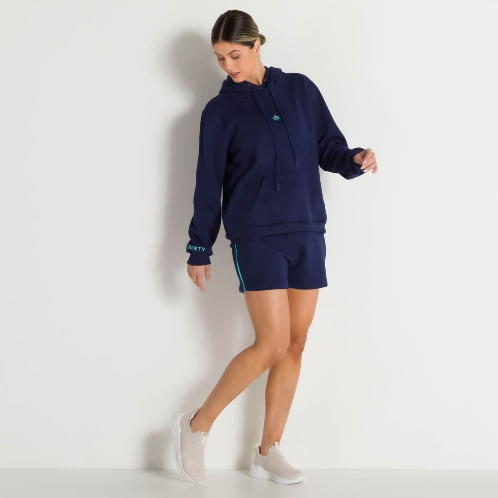 Shorts Moletom Feminino Mozart Liberty Esports