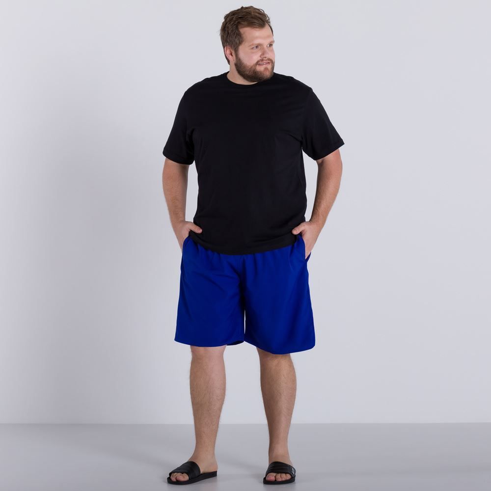 Shorts Plus Size com Elastano Liso Marc Alain Plus