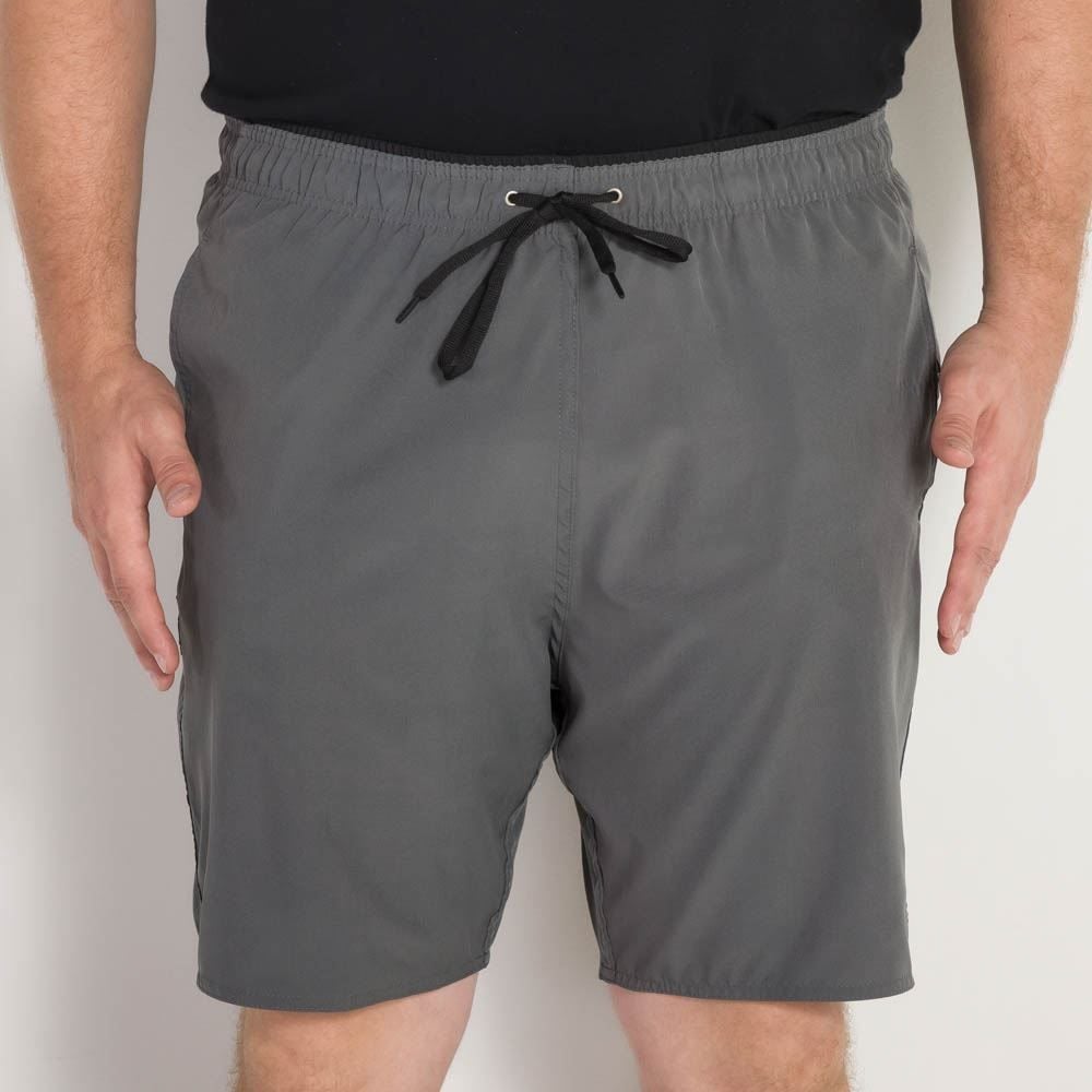 Shorts Plus Size com Elastano Liso Marc Alain Plus