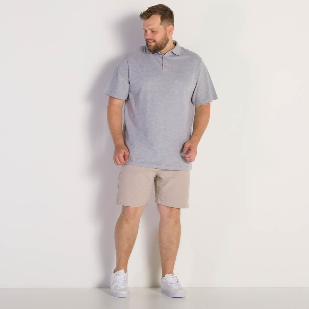 Shorts Plus Size Liso Marc Alain