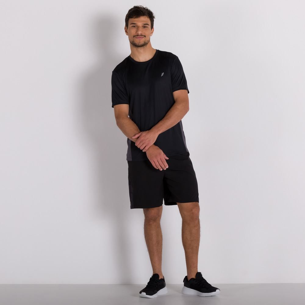 Shorts Tactel com Bolso Zíper Scream