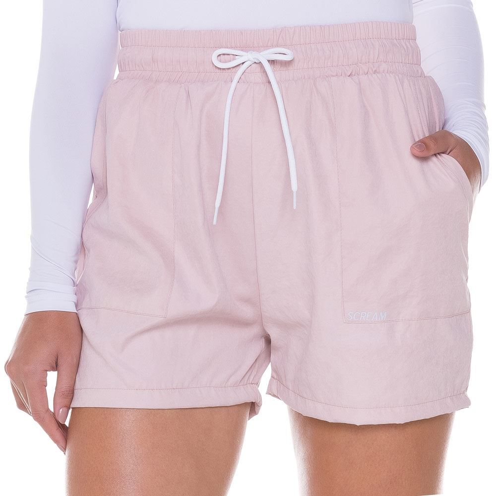 Shorts Tactel com Bolsos Scream