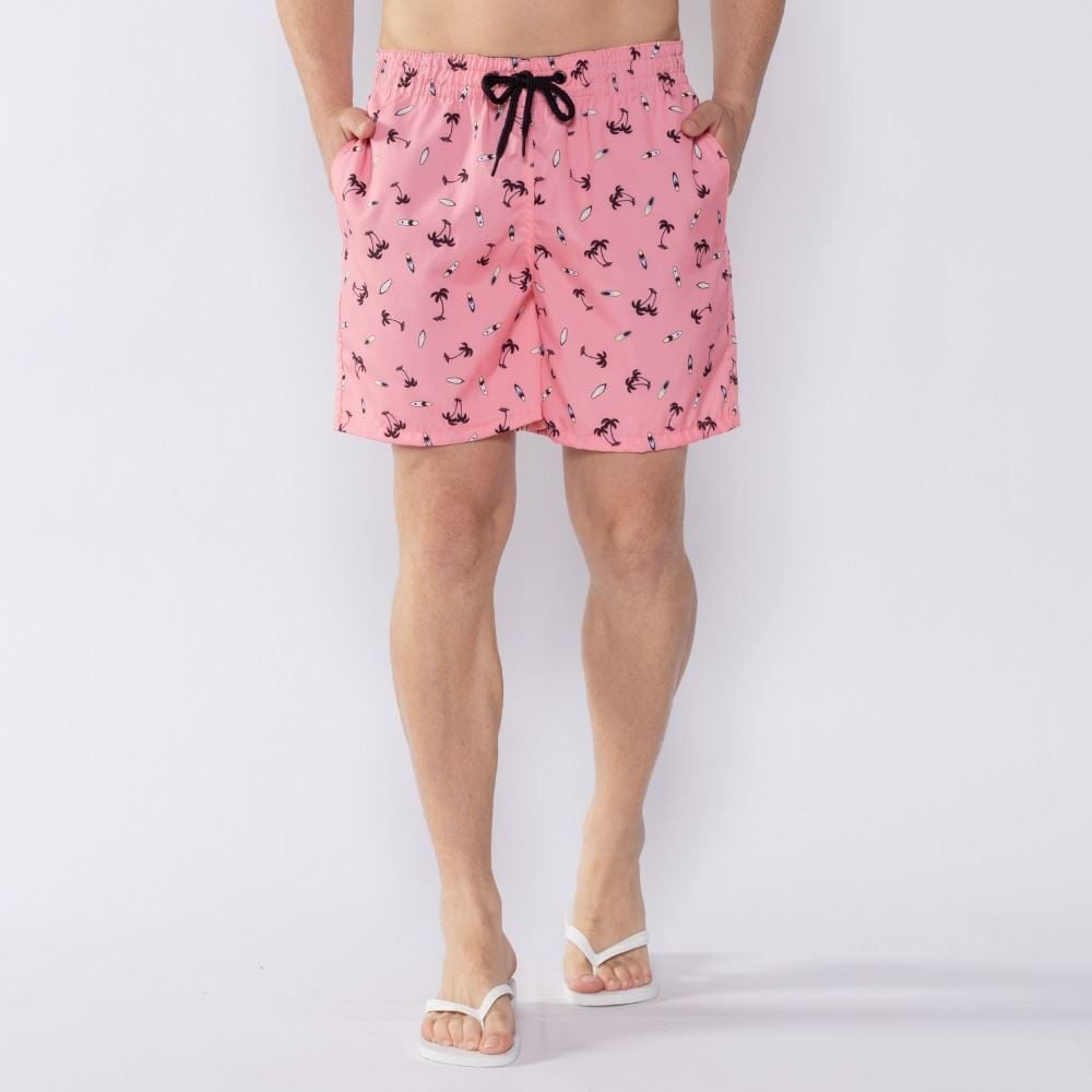 Shorts Tactel Estampado Marc Alain