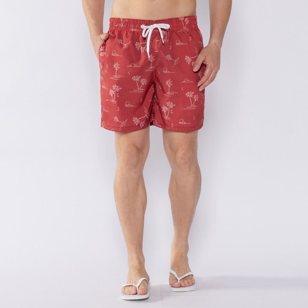 Shorts Tactel Estampado Marc Alain