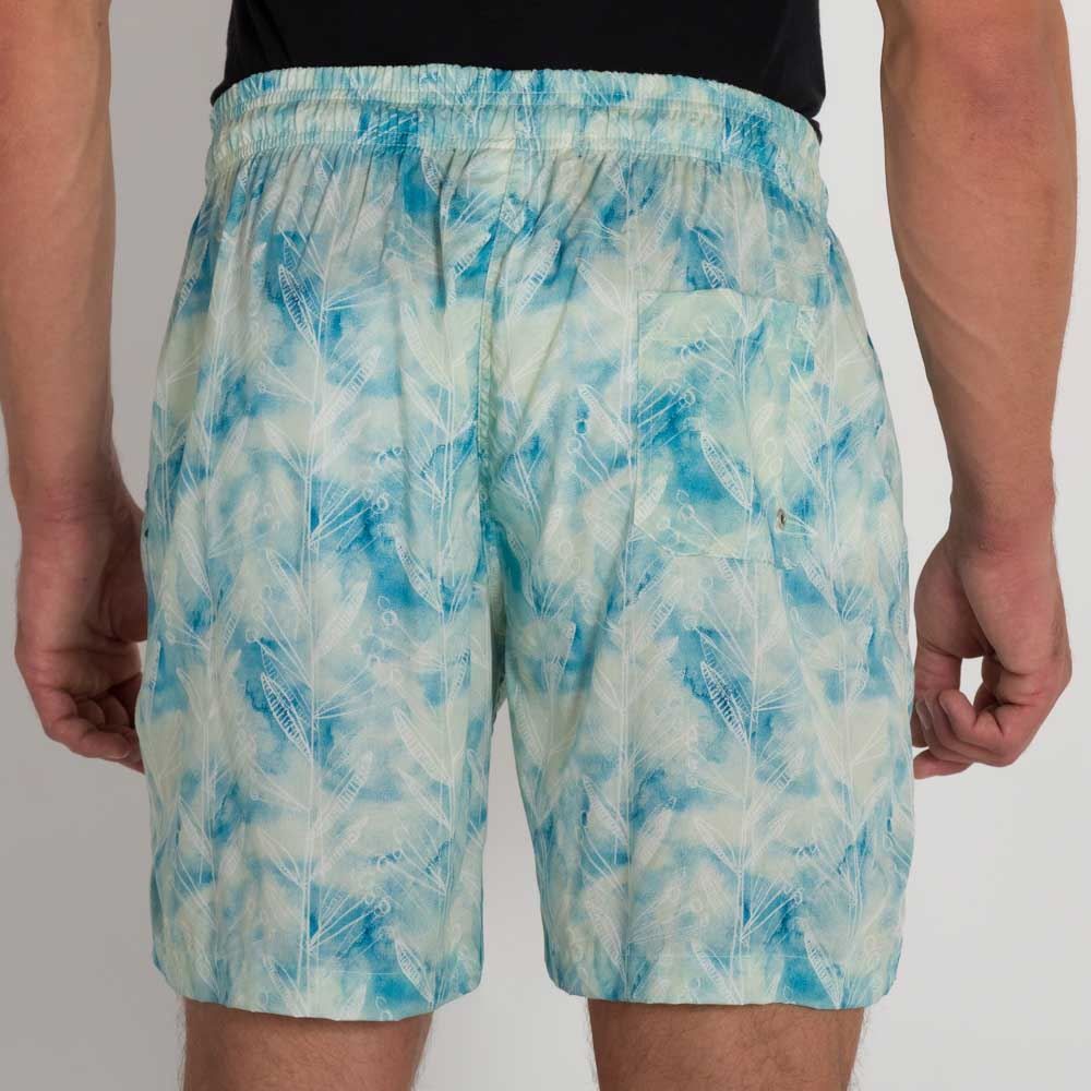 Shorts Viscose Folhas Thing