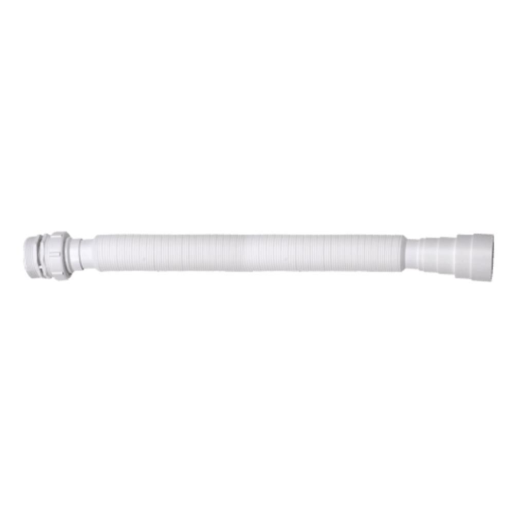 Sifão Ajustável Sanfonado Universal 150Cm Branco Durin - 00309
